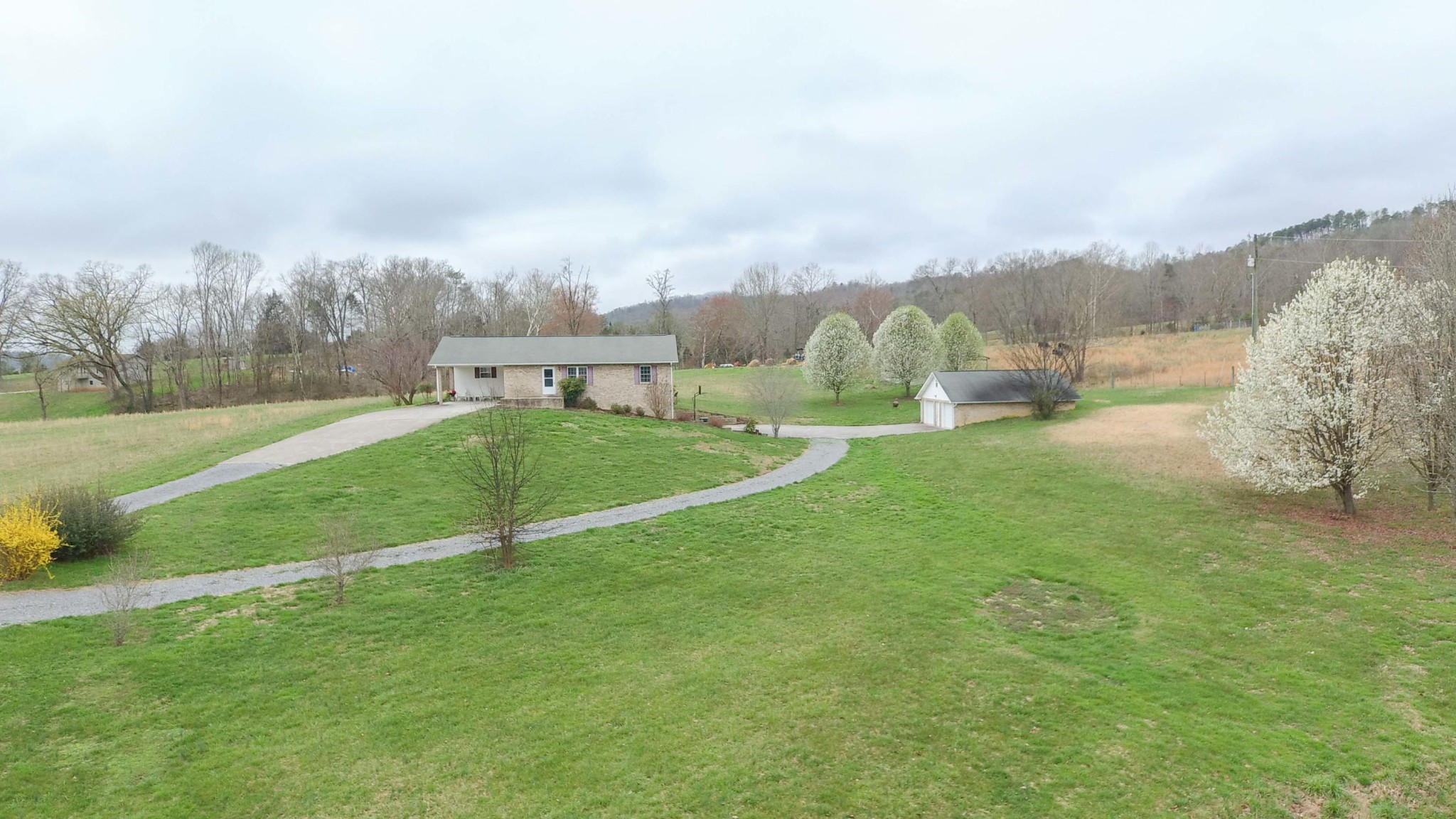 175 Accommodation Road Blaine, TN 37709 - Photo 30 of 30 a view of a grassy field with mountains in the background