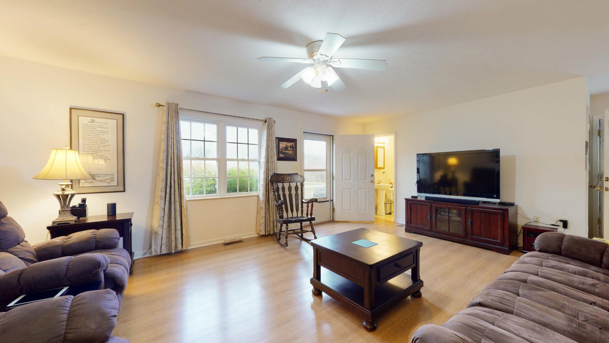 175 Accommodation Road Blaine, TN 37709 - Photo 5 of 30 a living room with furniture and a flat screen tv