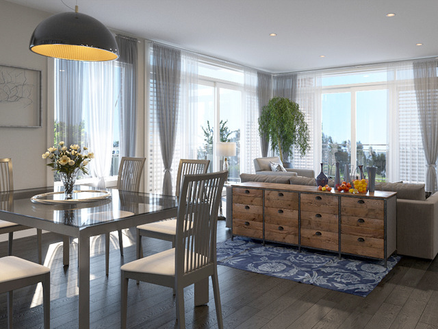 236 South Racine Avenue, Unit 303 Chicago, IL 60607 - Photo 5 of 11 a view of a dining room with furniture and window