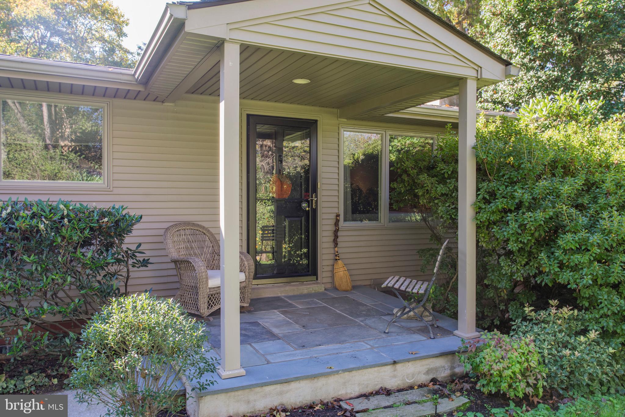 651 Church Road Flourtown, PA 19031 - Photo 4 of 29 Front porch with newer slate step.