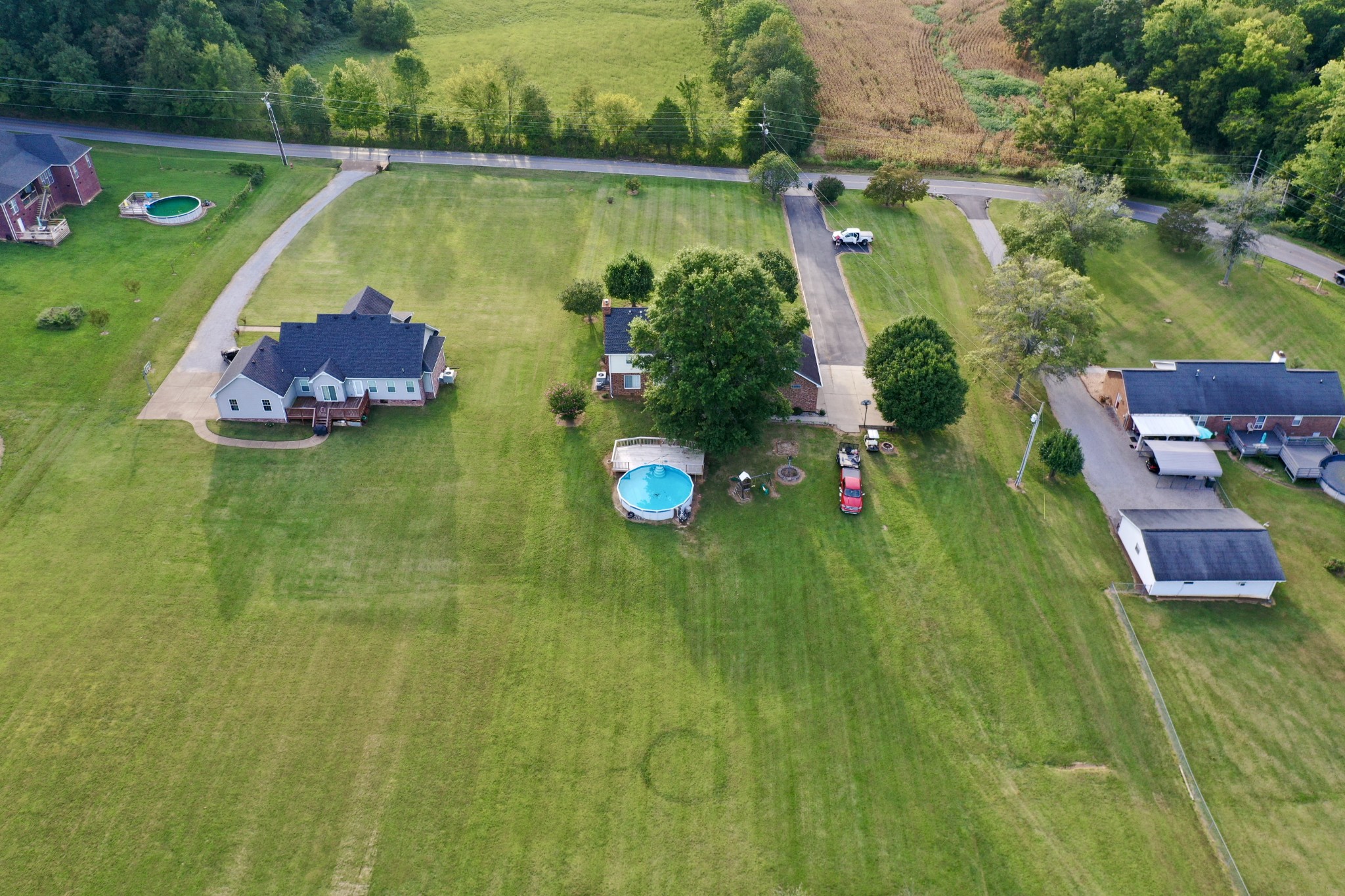 654 Denning Ford Road Portland, TN 37148 - Photo 38 of 39 an aerial view of a house with a lake view