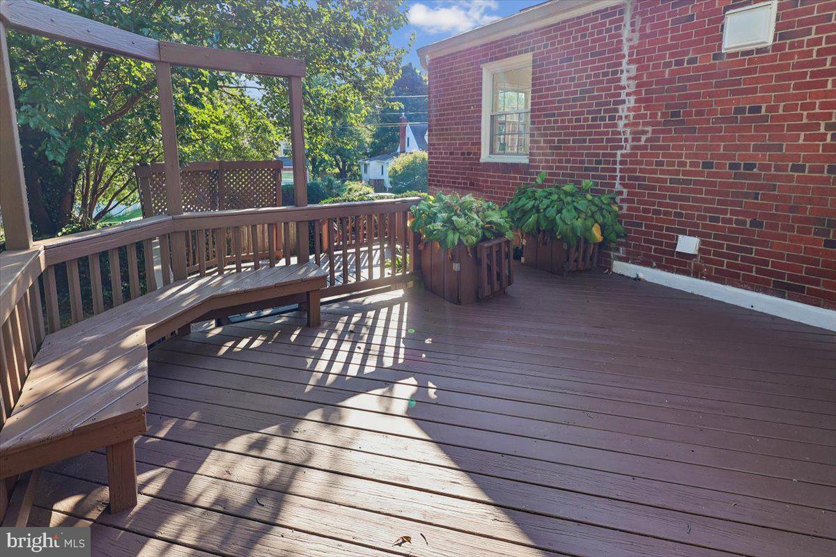 1501 Crest Road Silver Spring, MD 20902 - Photo 36 of 50 Private Two Tiered Deck