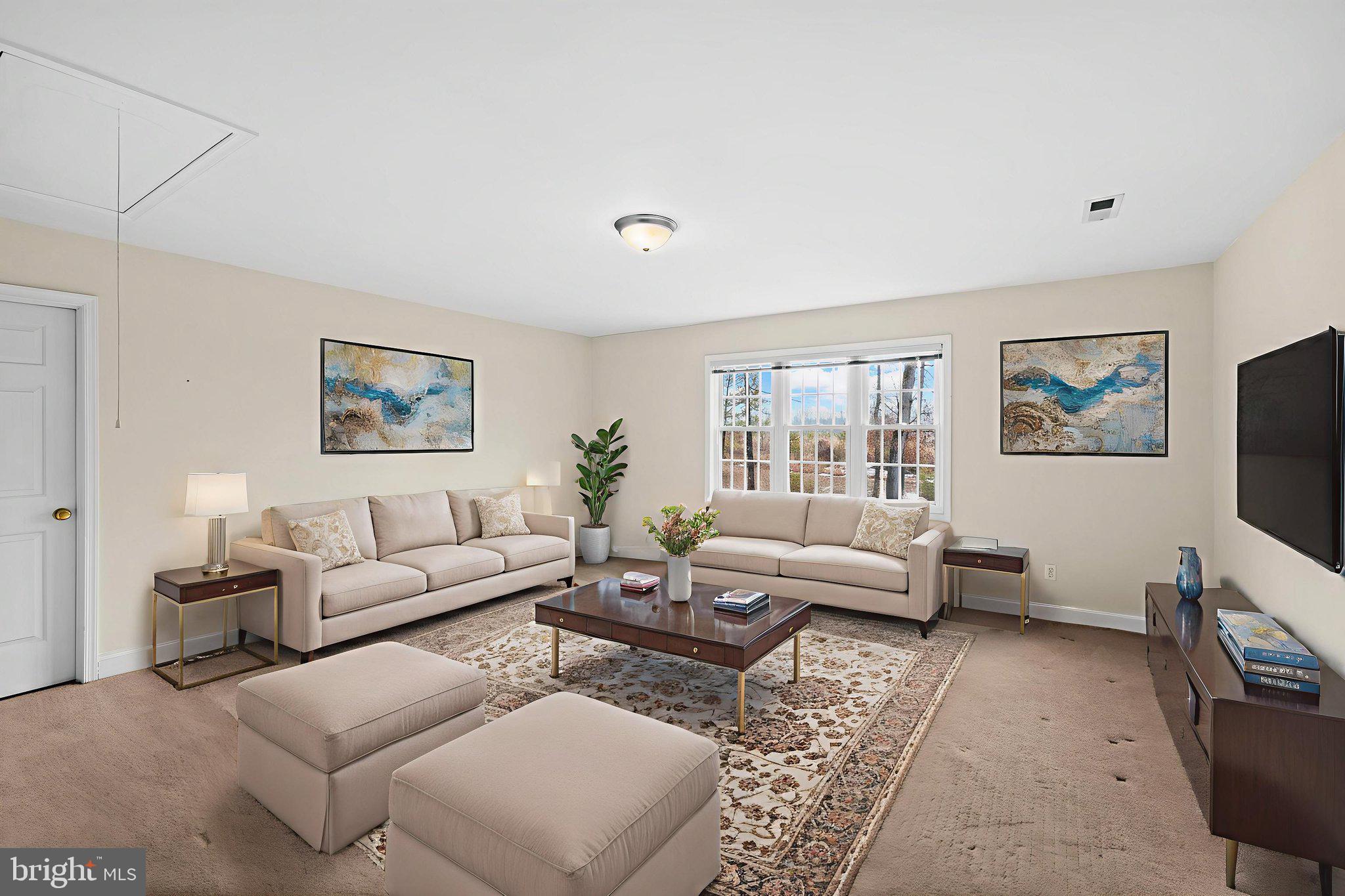2481 Yanceyville Road Louisa, VA 23093 - Photo 43 of 66 a living room with furniture and a flat screen tv