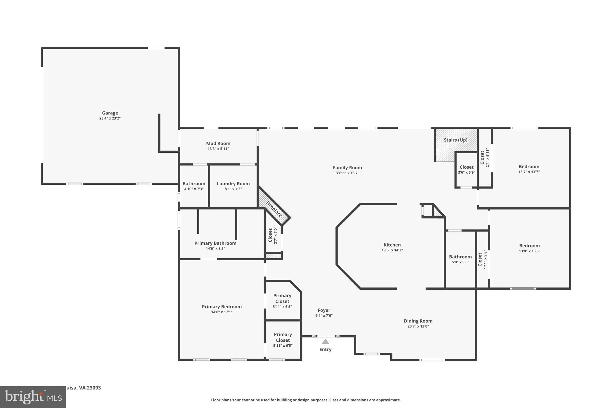 2481 Yanceyville Road Louisa, VA 23093 - Photo 62 of 66 a picture of a room with a white wall and a picture of a wall