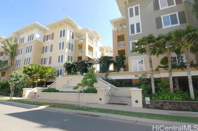 a view of a building with a yard