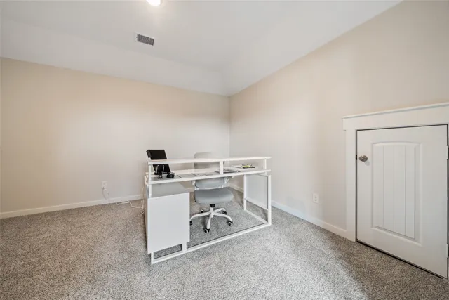 a room with storage and utility