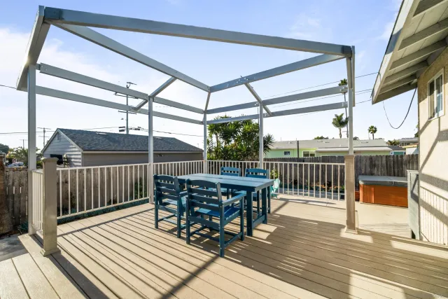 a view of balcony with outdoor seating