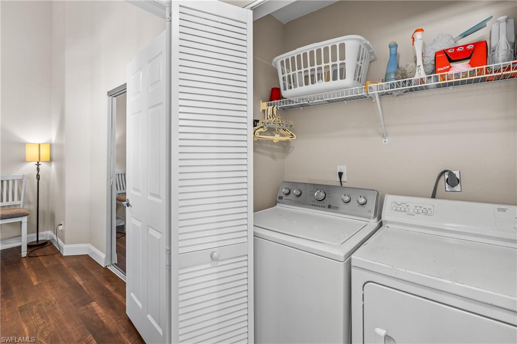541 Windsor Square Naples, FL 34104 - Photo 21 of 25 a utility room with dryer and washer