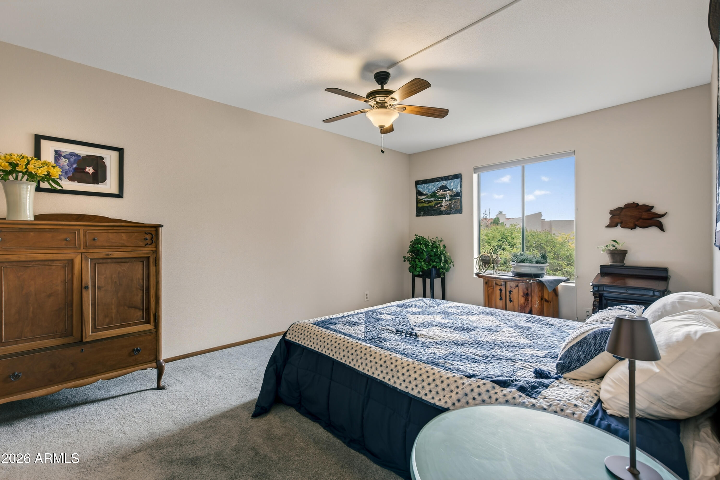65 Verde Valley School Road, Unit B14 Sedona, AZ 86351 - Photo 16 of 25 a view of a dining room with furniture window and outside view