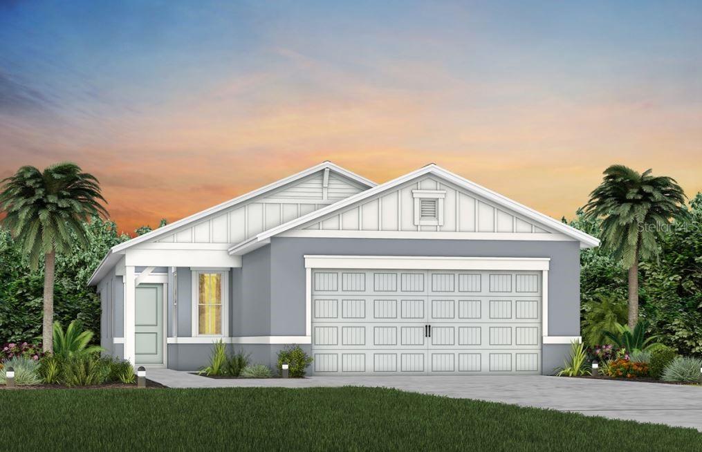 Exterior Design. Artistic rendering for this new construction home. Pictures are for illustrative purposes only. Elevations, colors and options may vary. 