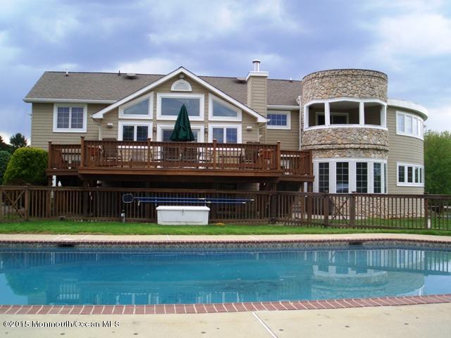 108 Millstone Road Millstone Township, NJ 08535 - Photo 33 of 39 Deck Overlooking Pool
