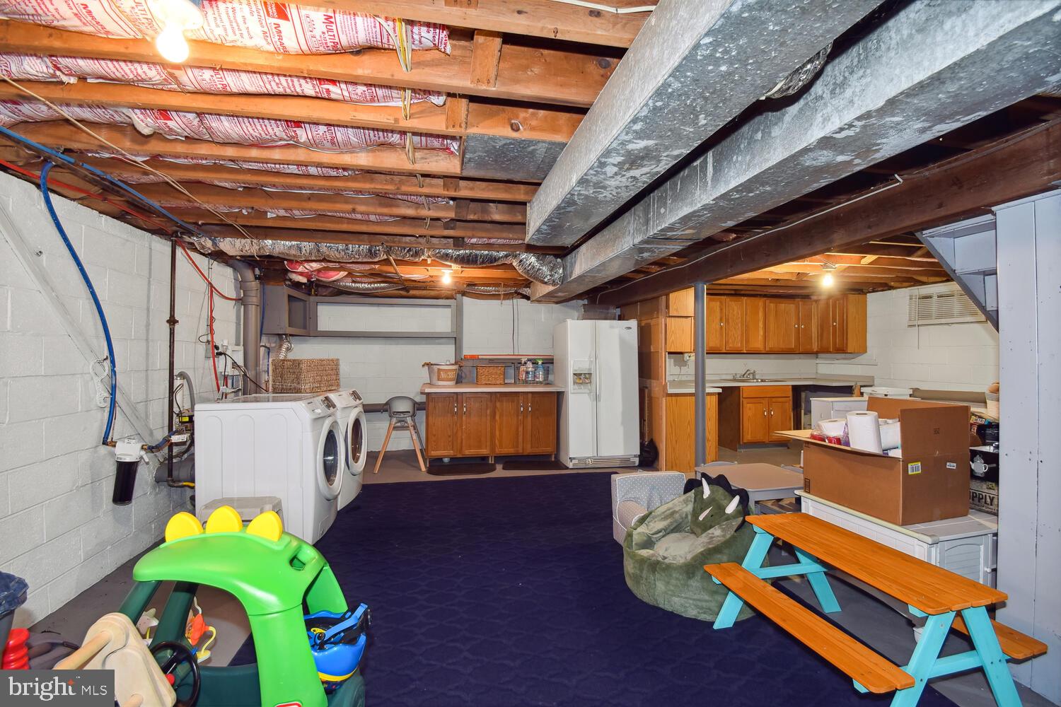 14 Downing Road Hamilton, NJ 08690 - Photo 24 of 29 Laundry in Basement w Utility Sink, Storage Area