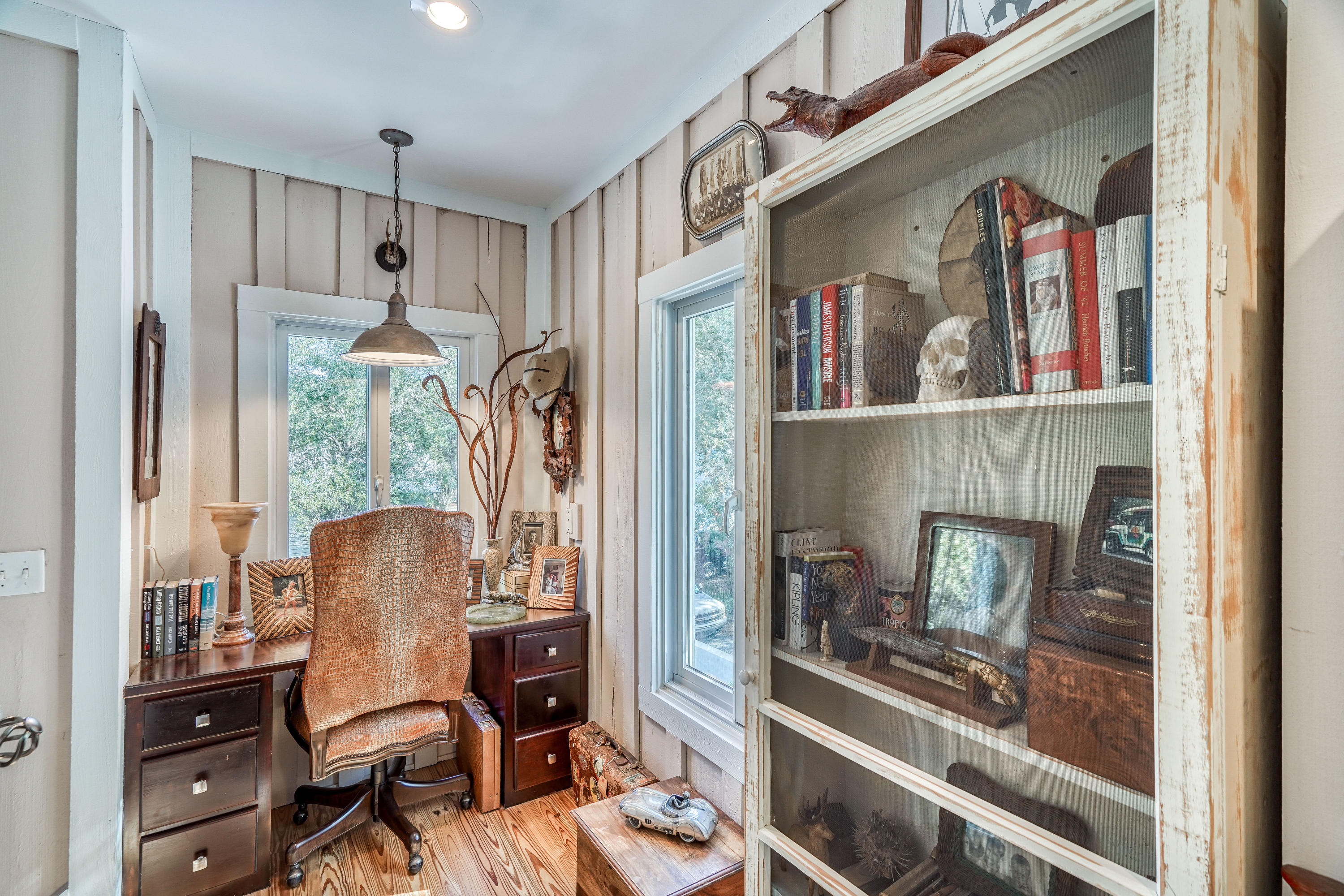 406 Defuniak Street Santa Rosa Beach, FL 32459 - Photo 34 of 87 a view of a entryway with workspace and mirror