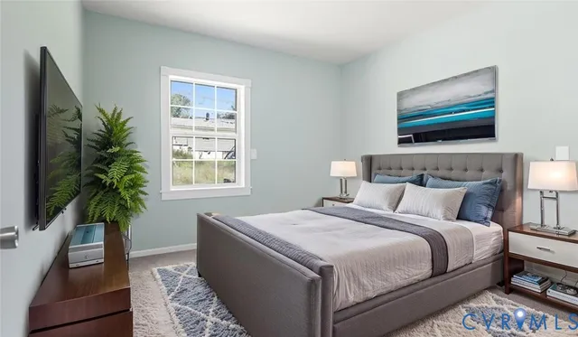 a bathroom with a sink and a view of bathroom