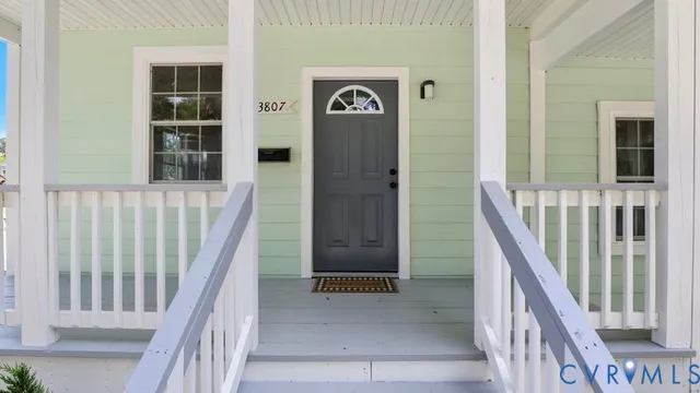 a view of an entryway with staircase