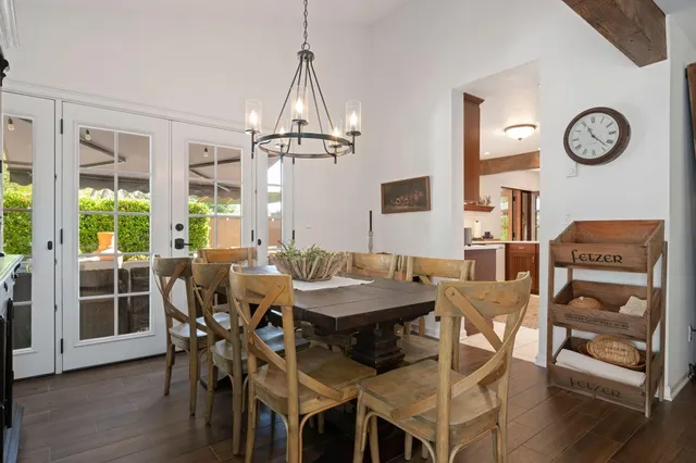a kitchen with a stove sink and refrigerator