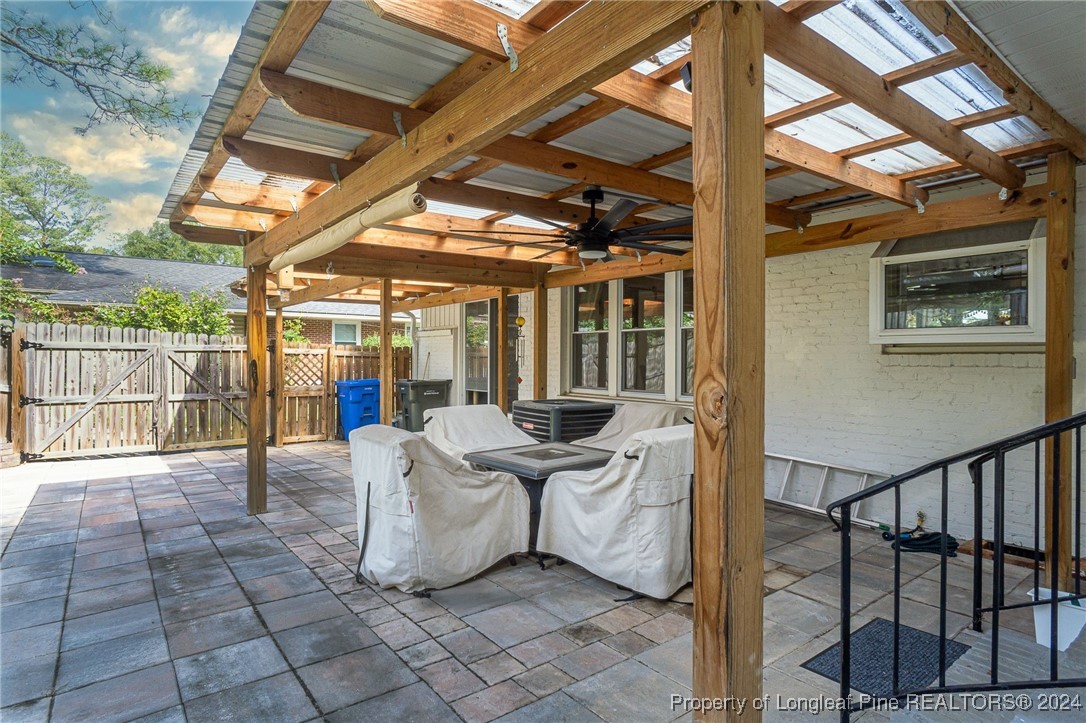 2539 Huntington Road Fayetteville, NC 28303 - Photo 35 of 39 a view of a porch with furniture