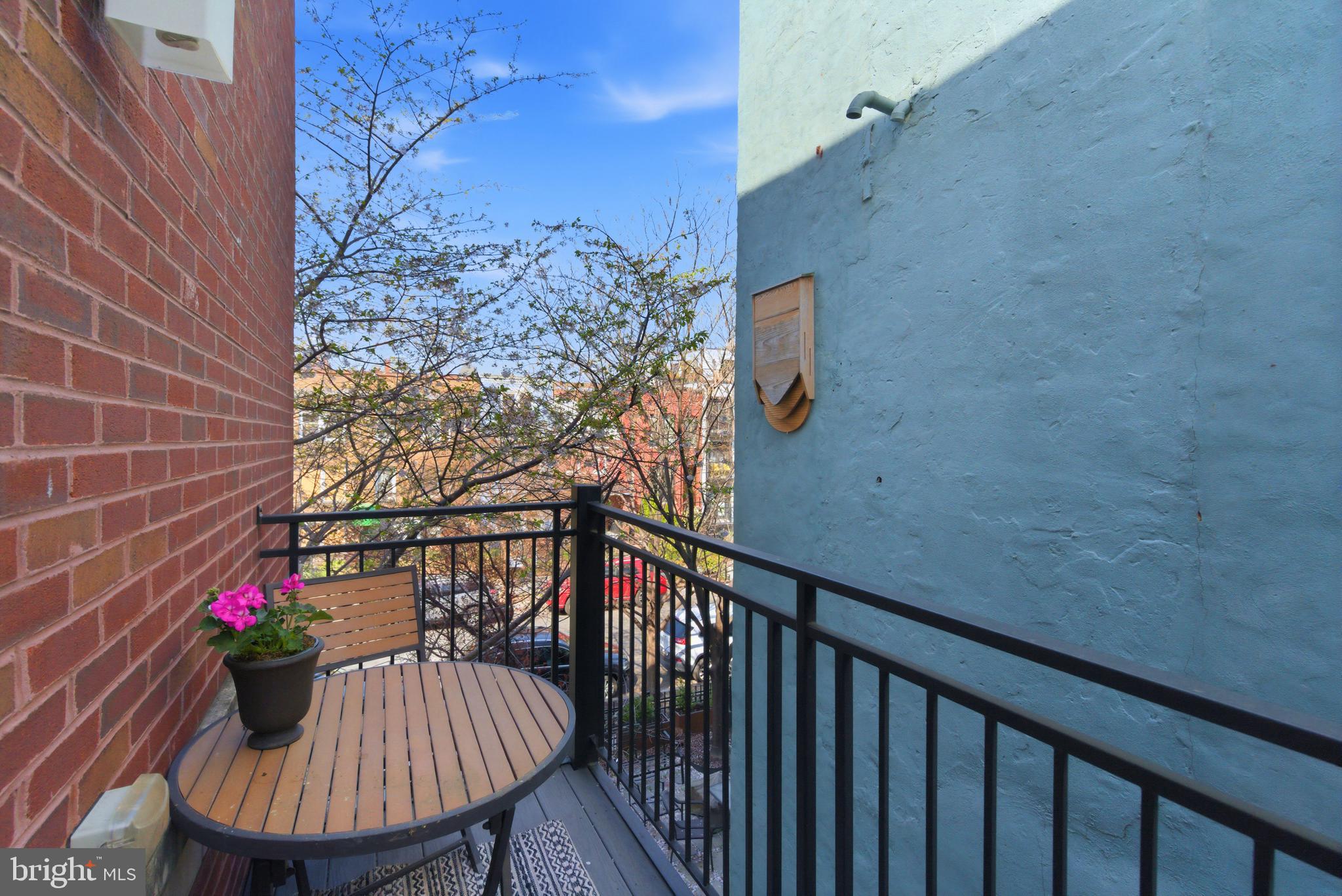 751 P Street Northwest, Unit 2 Washington, DC 20001 - Photo 16 of 39 Private Balcony