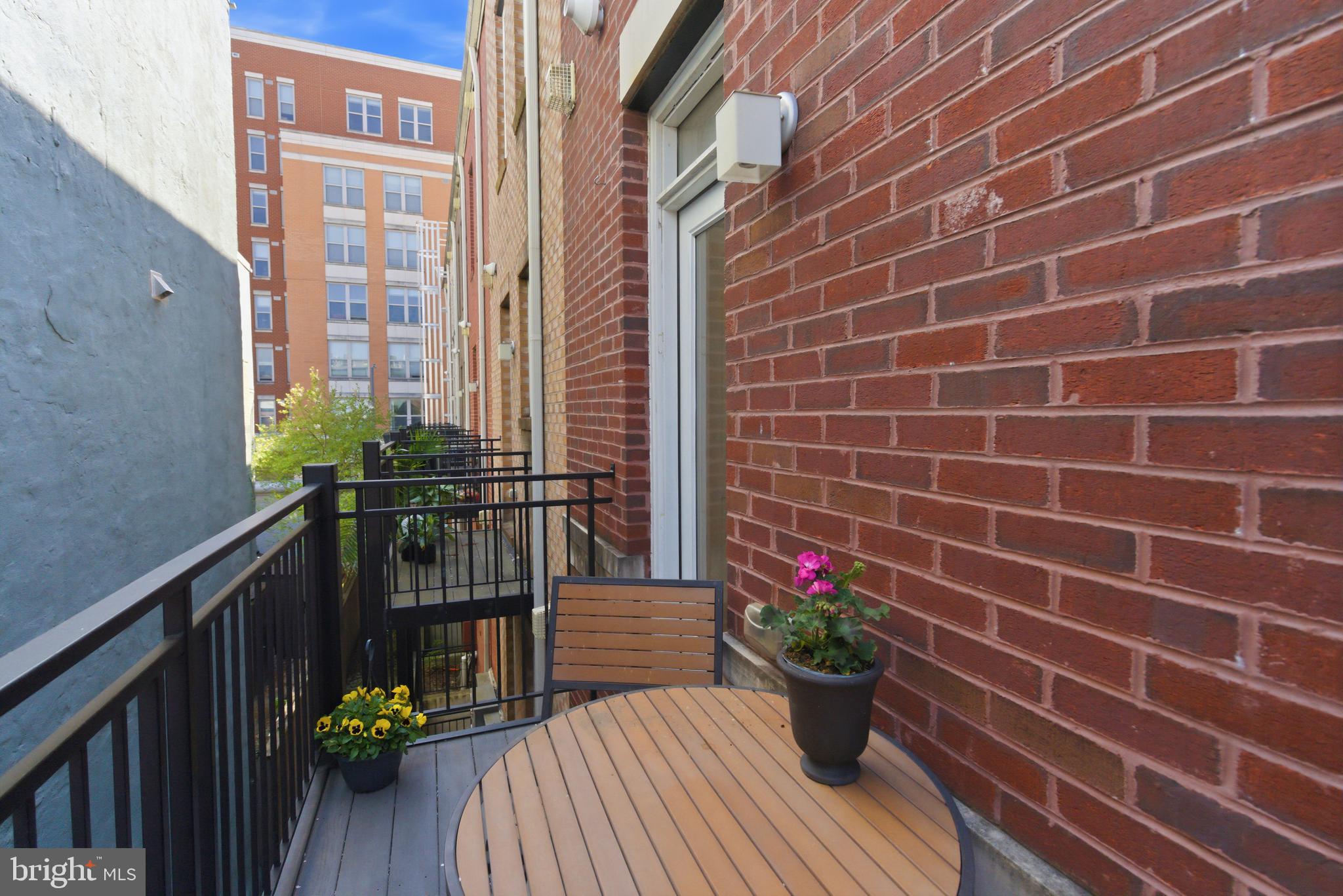 751 P Street Northwest, Unit 2 Washington, DC 20001 - Photo 17 of 39 Private Balcony