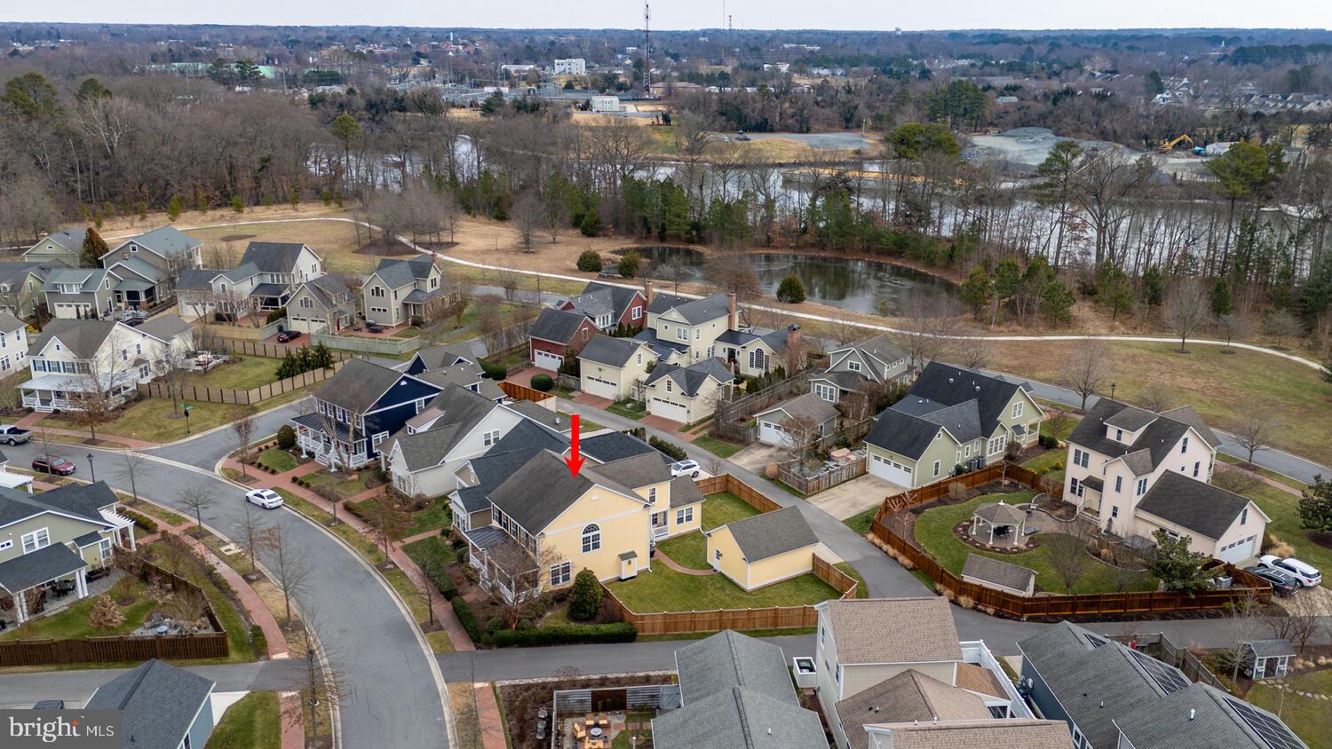 28241 Knapps Easton, MD 21601 - Photo 13 of 69 an aerial view of a house with lake view