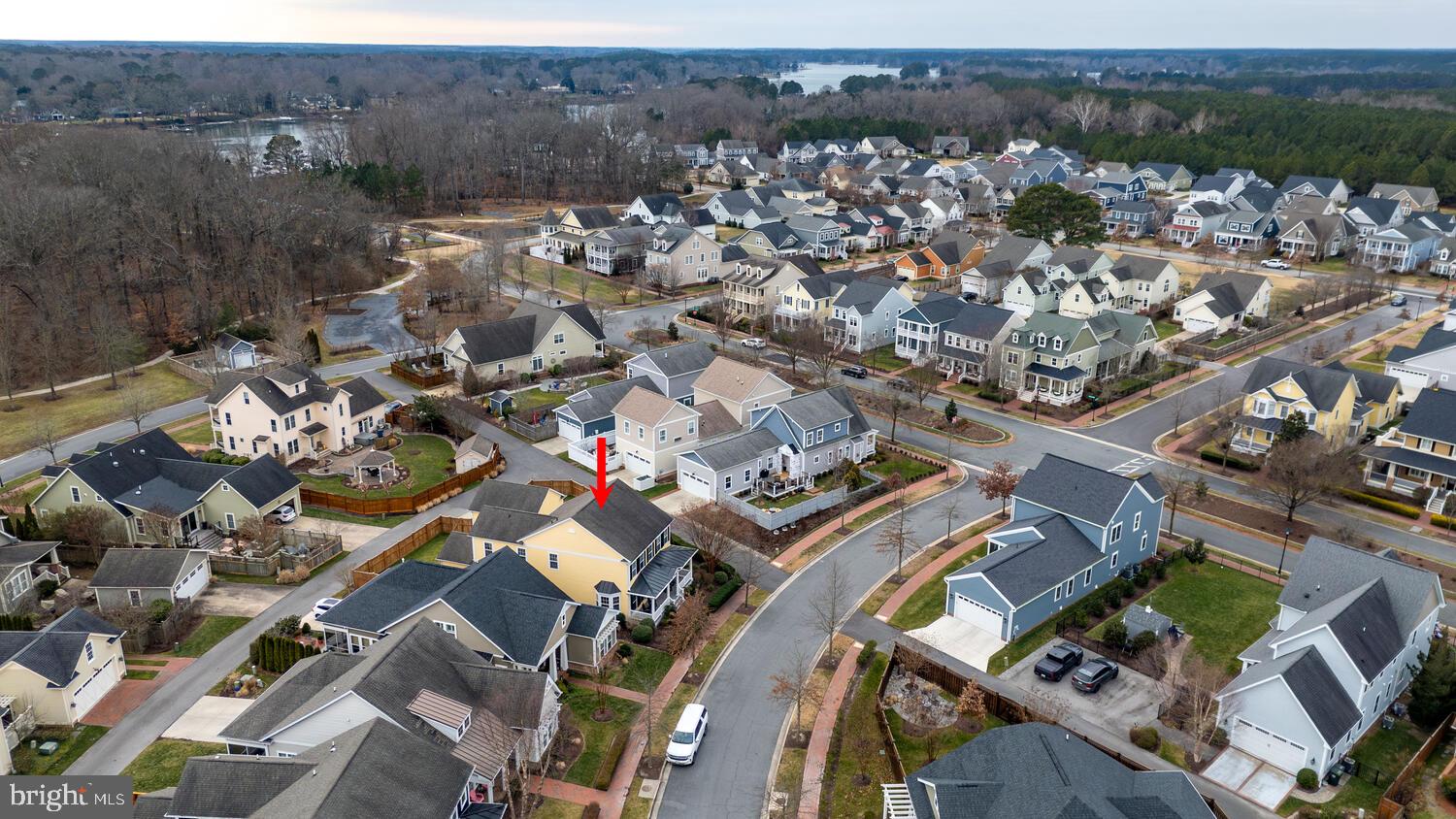 28241 Knapps Easton, MD 21601 - Photo 15 of 69 an aerial view of a city with lots of residential buildings