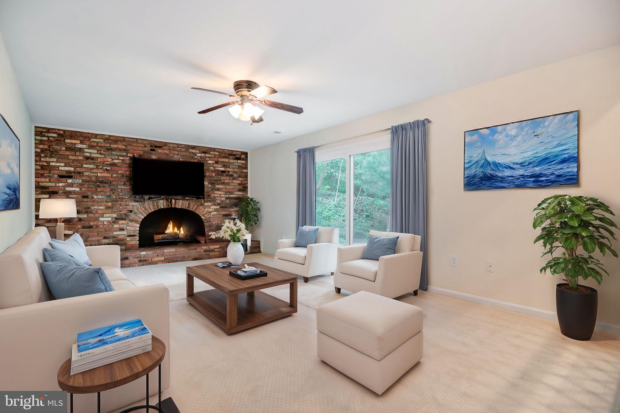 6016 Wheaton Drive Burke, VA 22015 - Photo 15 of 63 Family room Virtual Staging.