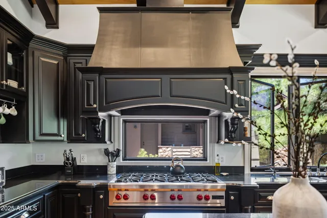 a car parked in front of a building