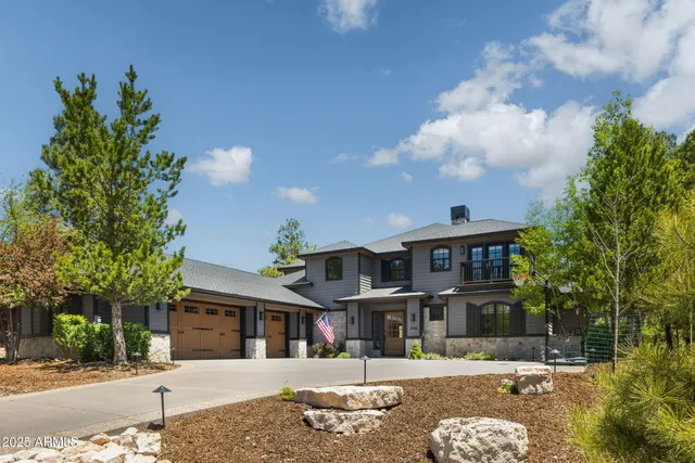 a front view of a building with street view