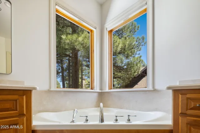 a view of a window in a room