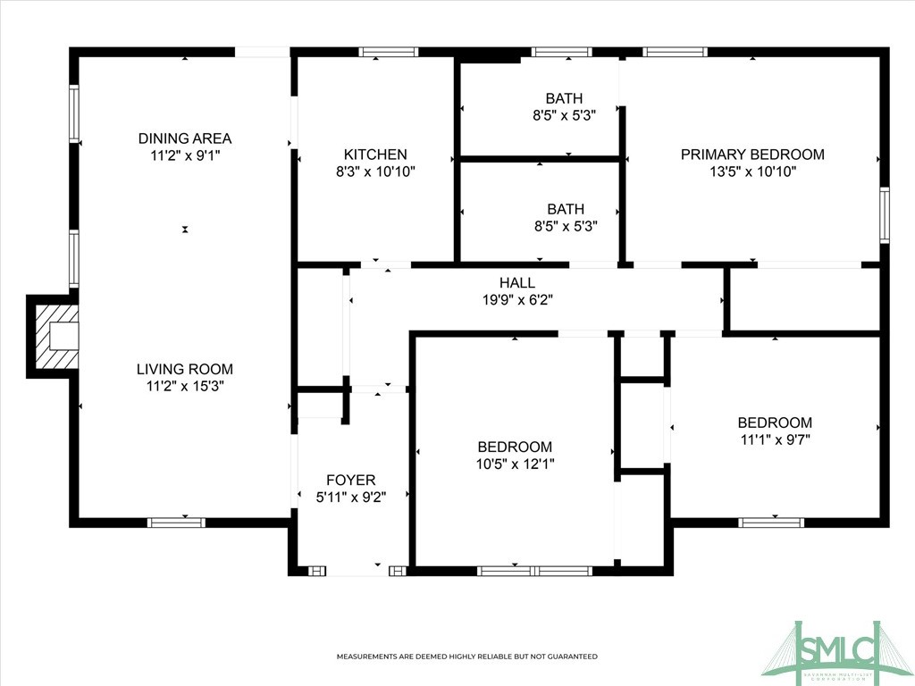 604 East 4th Street Rincon, GA 31326 - Photo 50 of 50 Floor plan
