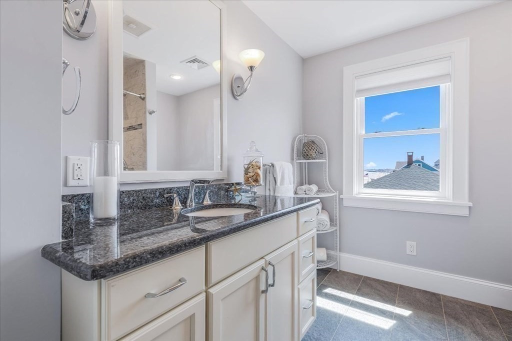12 Monitor Road Marshfield, MA 02050 - Photo 28 of 42 a bathroom with a sink and a mirror
