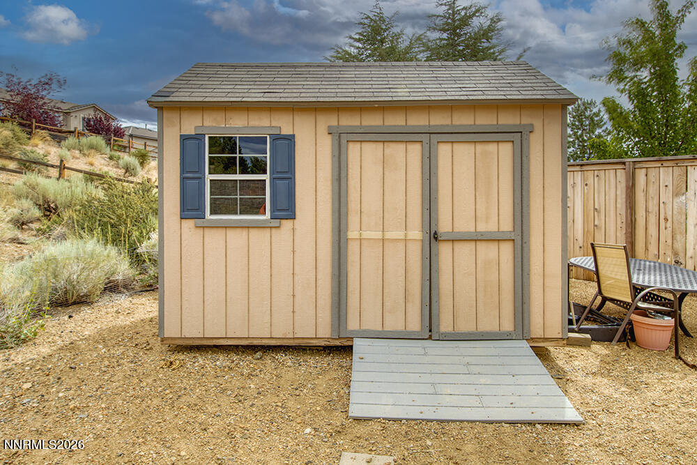 7865 Peavine Trail Court Reno, NV 89523 - Photo 27 of 33 Backyard Shed 1000x700
