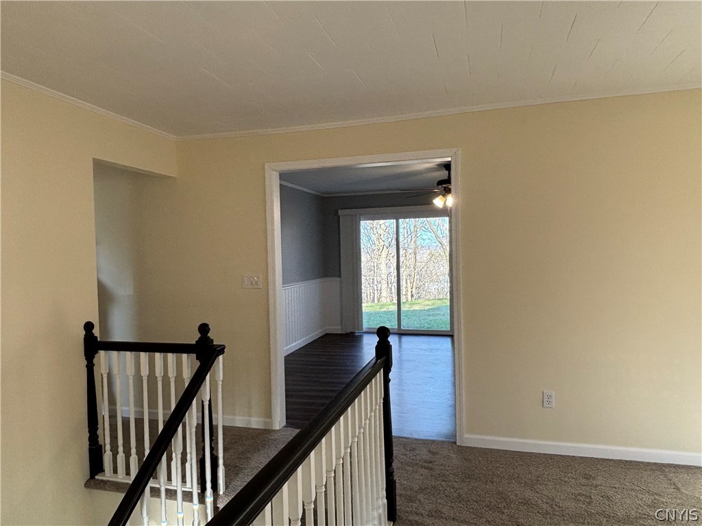 126 Jay Street Sullivan, NY 13037 - Photo 11 of 38 Stairway from entry foyer. Dining room is in back