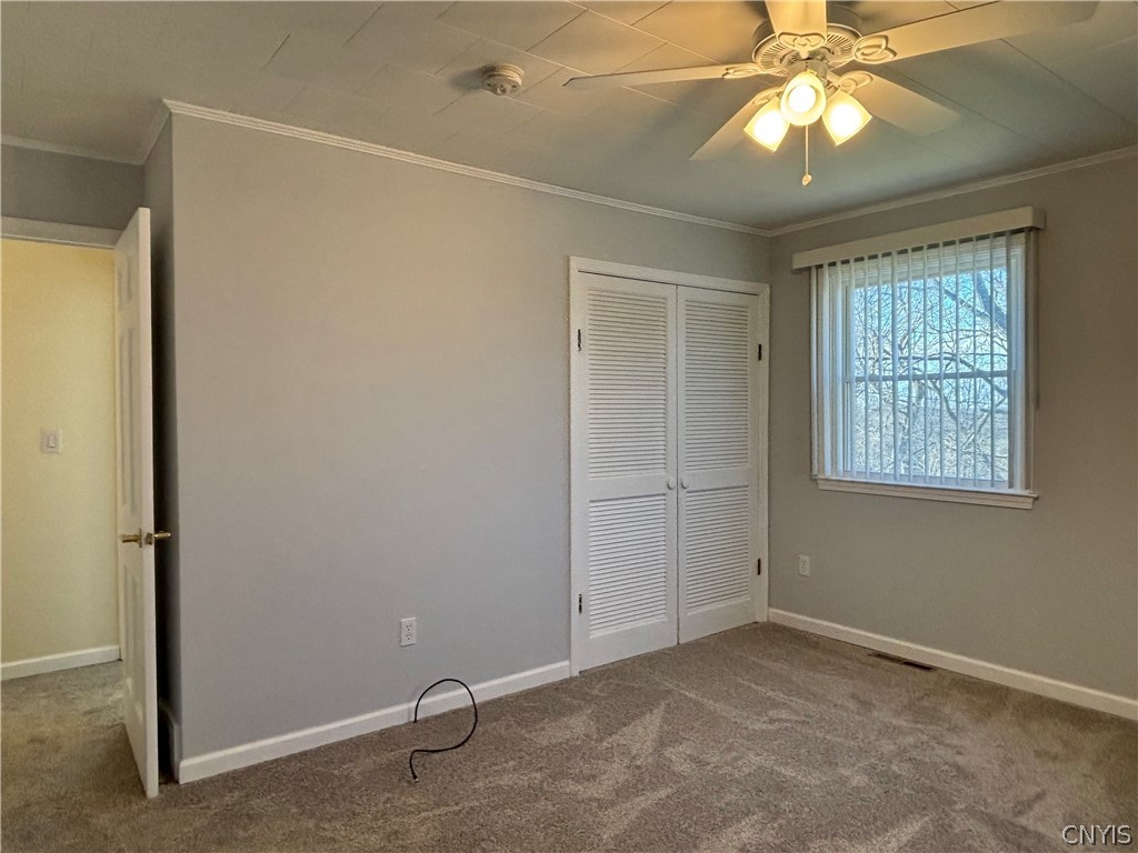 126 Jay Street Sullivan, NY 13037 - Photo 23 of 38 Primary bedroom. Notice the louvered closet doors