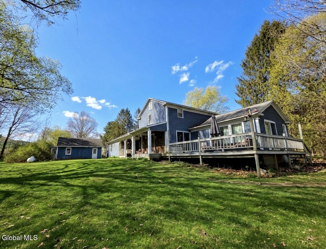 20134 Highway 22 Petersburgh, NY 12138 - Photo 2 of 23 Side of Home with Deck