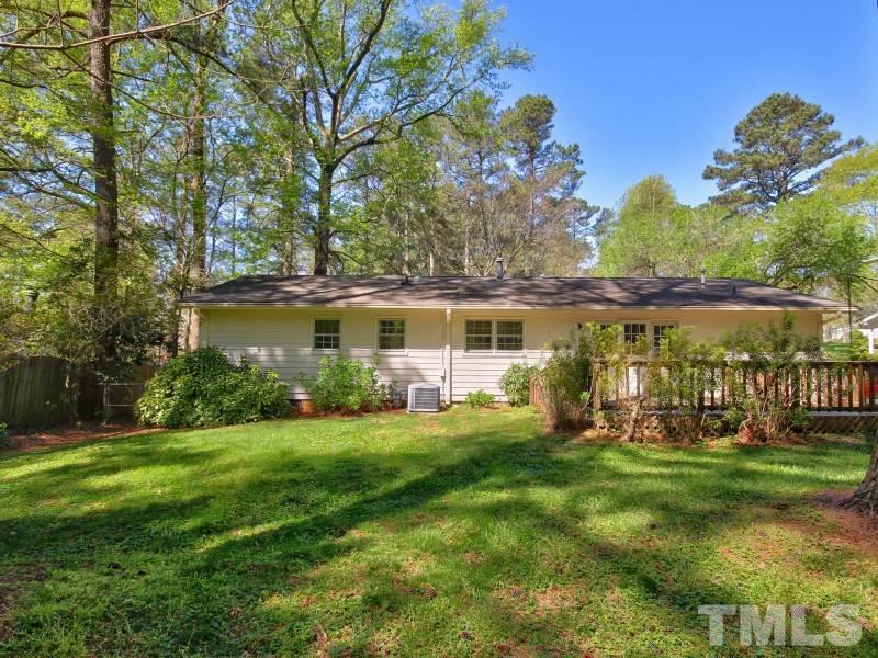 509 Old Farm Road Raleigh, NC 27606 - Photo 19 of 22 Hardscaped and large with a great deck!