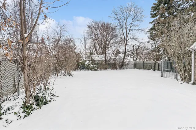 a view of snow covered with snow