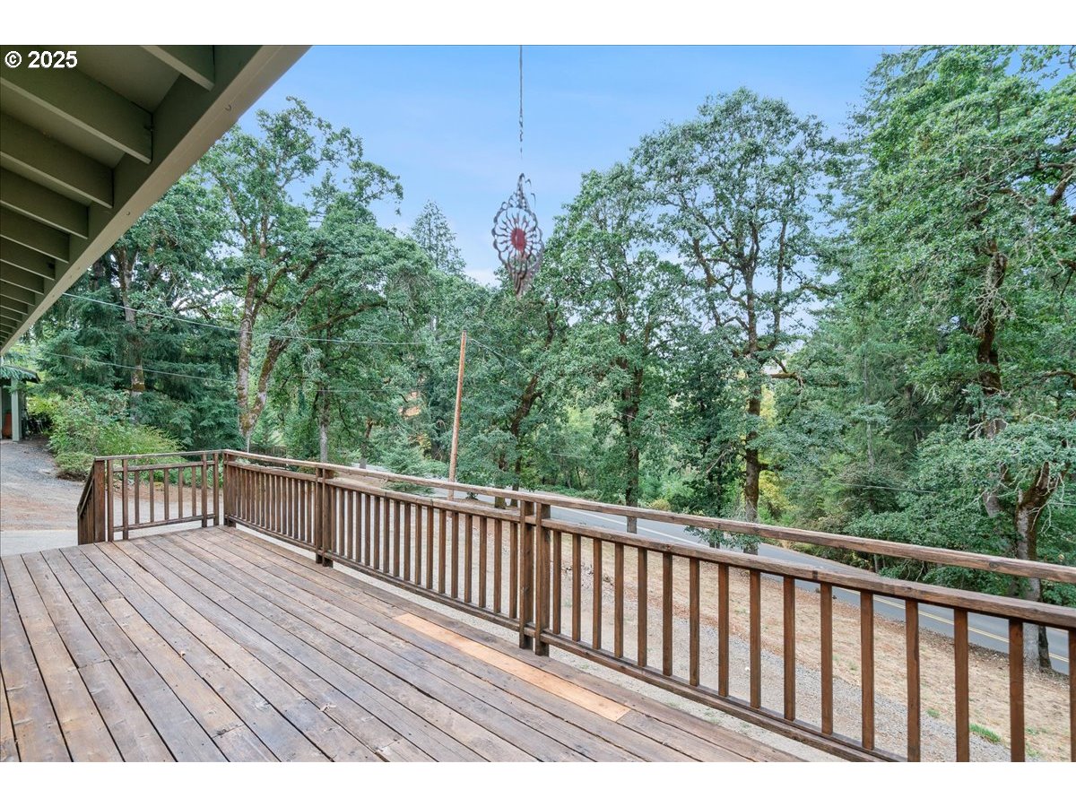 7244 Bates Road South Salem, OR 97306 - Photo 7 of 48 a view of balcony with wooden floor