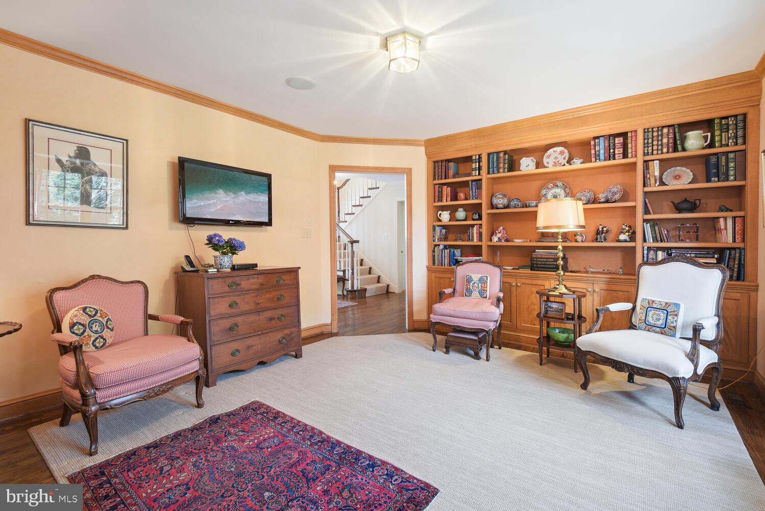 6209 Brookside Drive Chevy Chase, MD 20815 - Photo 11 of 51 Living room/Library