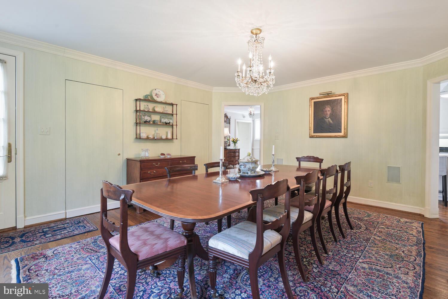 6209 Brookside Drive Chevy Chase, MD 20815 - Photo 14 of 51 Dining room easily seats 12