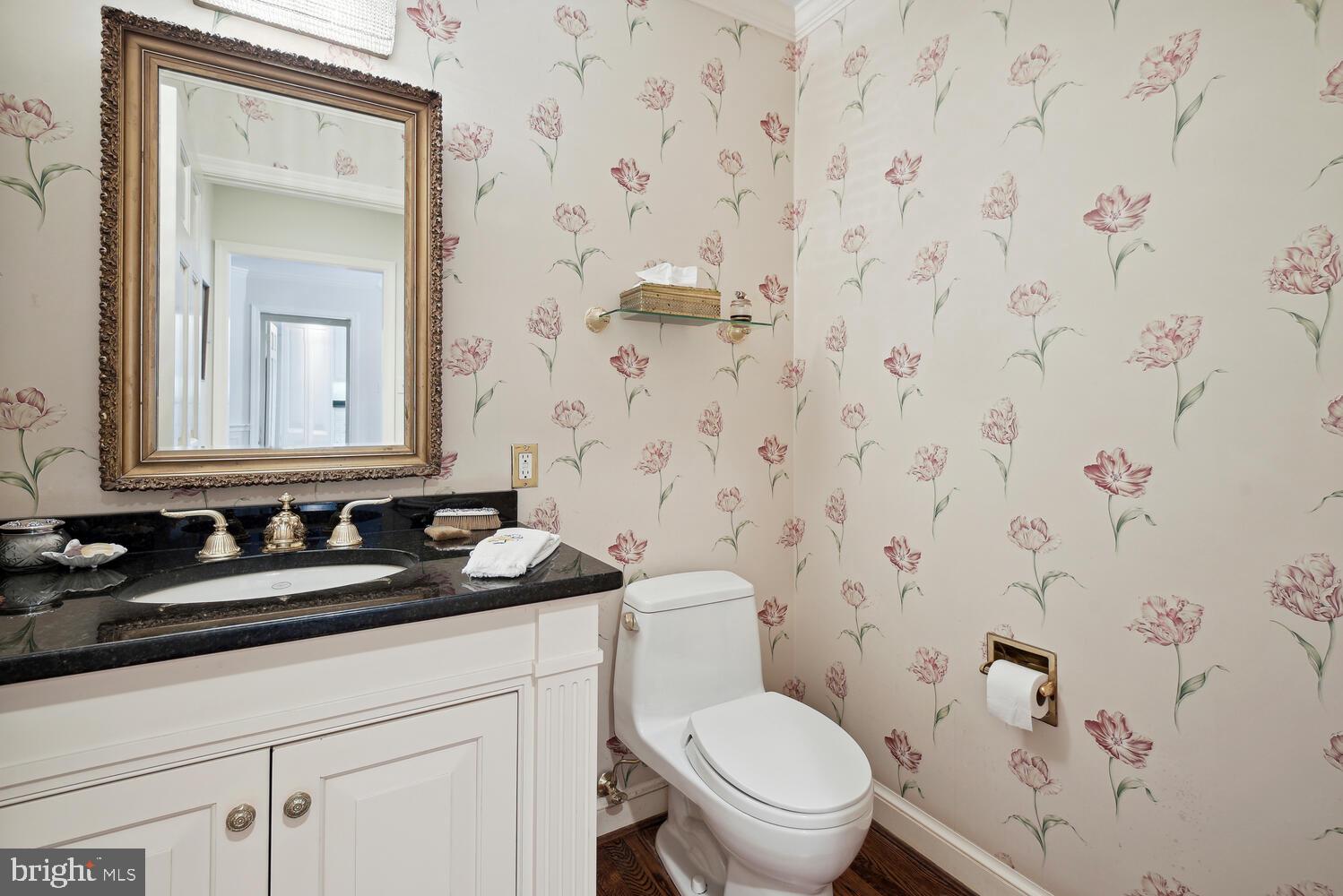 6209 Brookside Drive Chevy Chase, MD 20815 - Photo 17 of 51 Main level half-bathroom