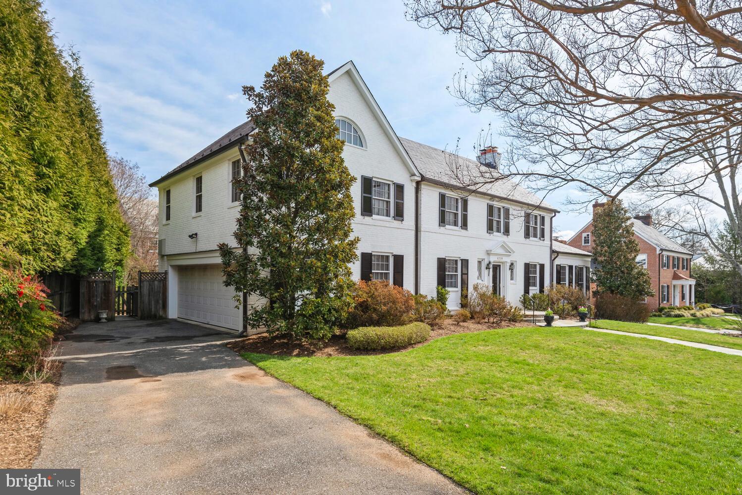 6209 Brookside Drive Chevy Chase, MD 20815 - Photo 46 of 51 View of front of property w/driveway & garage