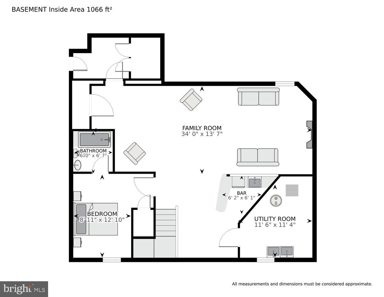 6209 Brookside Drive Chevy Chase, MD 20815 - Photo 50 of 51 Lower level floor plan