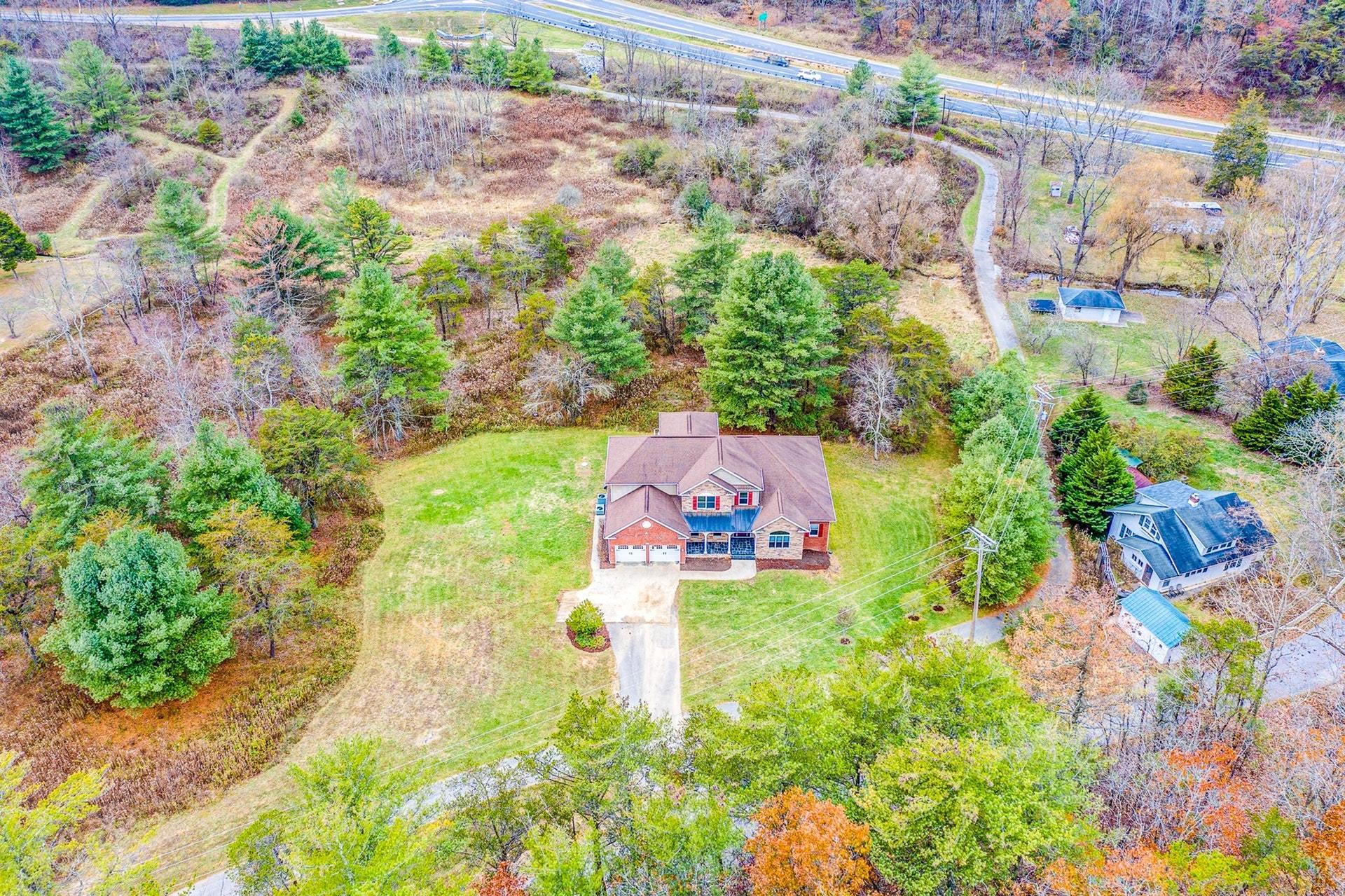 212 Bishop Road Blacksburg, VA 24060 - Photo 5 of 68 AERIAL VIEW