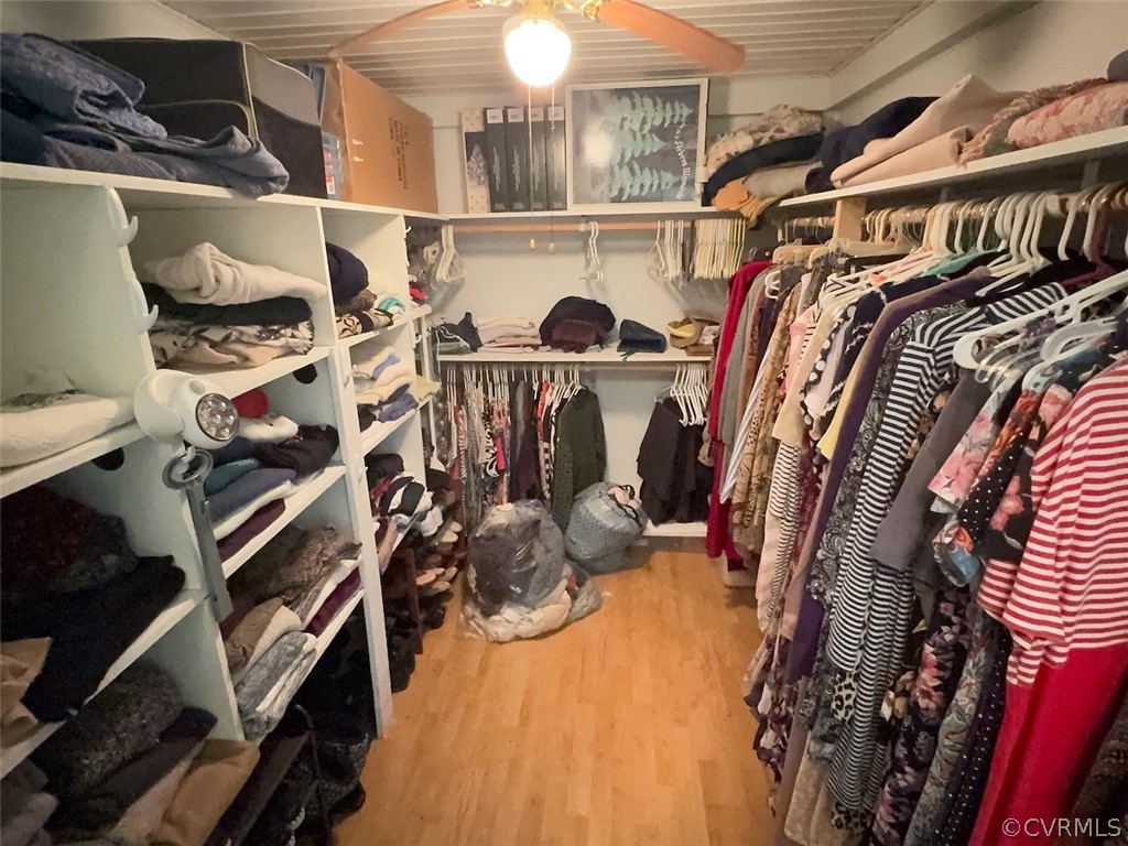 12001 Sunset Drive Ashland, VA 23005 - Photo 18 of 40 a view of walk in closet with clothes and shoes
