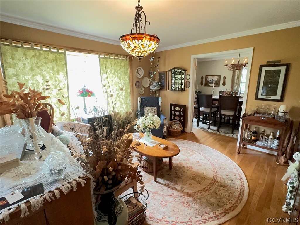 12001 Sunset Drive Ashland, VA 23005 - Photo 3 of 40 a living room with fireplace furniture and a large window