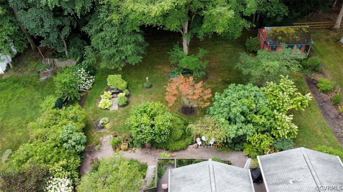 12001 Sunset Drive Ashland, VA 23005 - Photo 38 of 40 an aerial view of a house with pool outdoor seating and yard