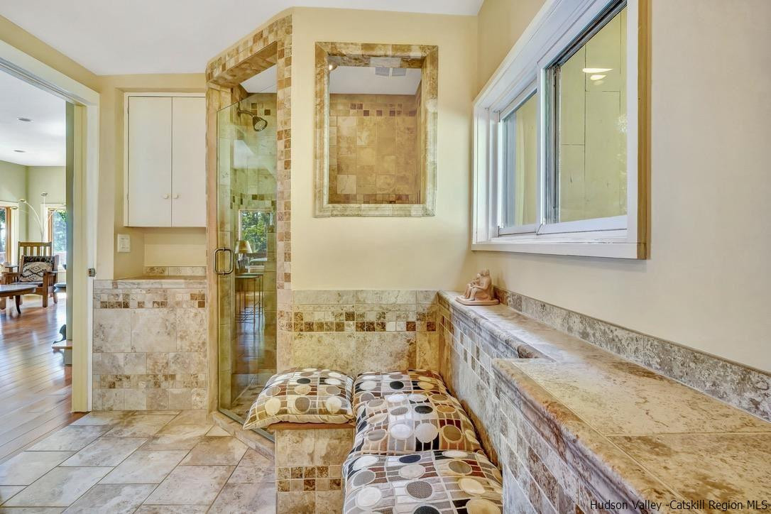 71 Carly Road Woodstock, NY 12498 - Photo 18 of 34 a bathroom with a bathtub and shower