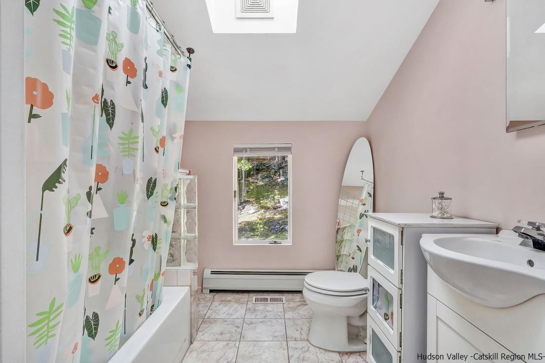 71 Carly Road Woodstock, NY 12498 - Photo 26 of 34 a bathroom with a sink toilet and shower