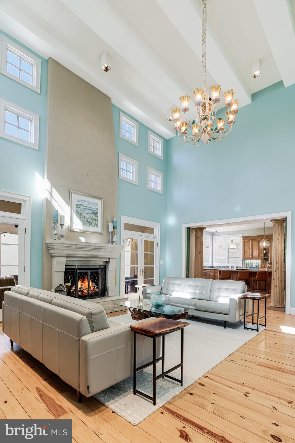 1127 Bellview Road McLean, VA 22102 - Photo 12 of 67 a living room with furniture and a fireplace